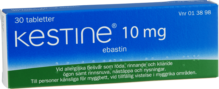 Kestine, filmdragerad tablett 10 mg