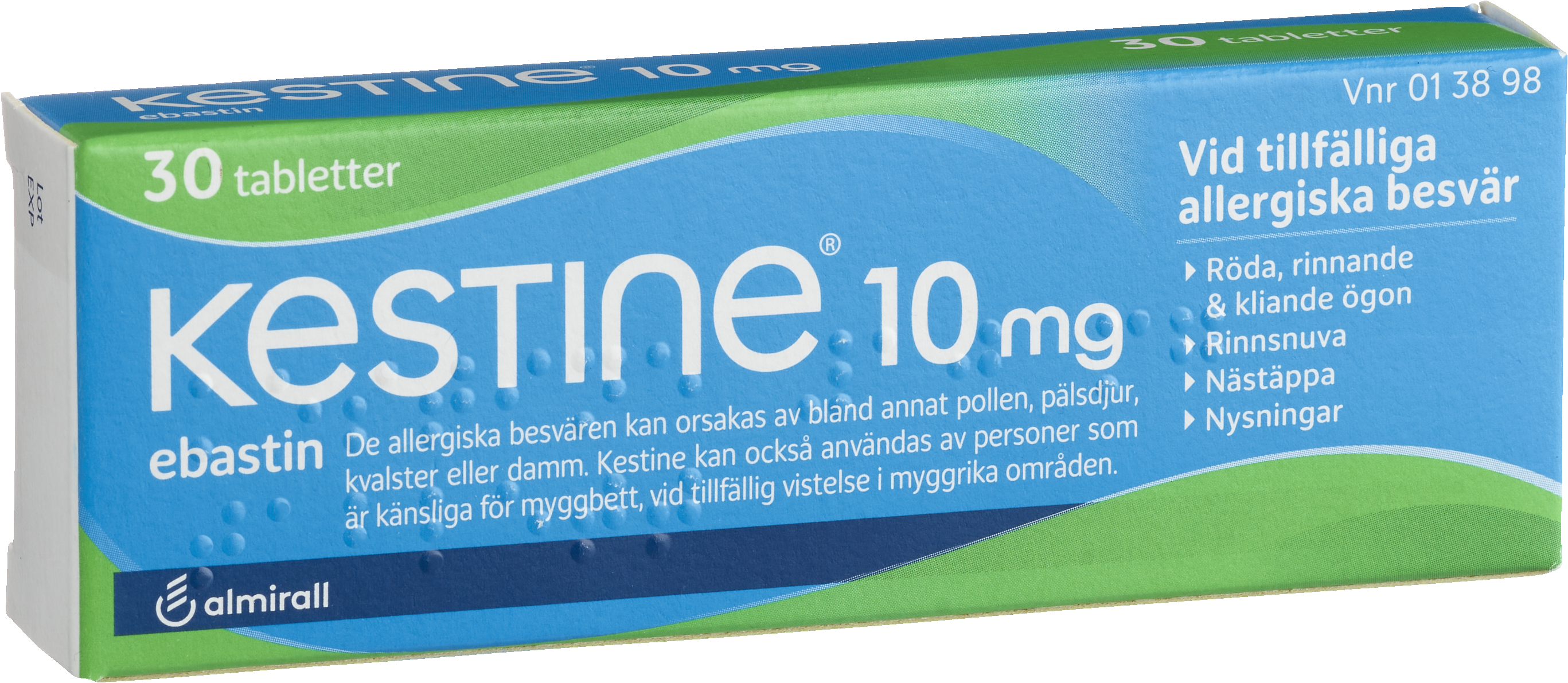 Kestine, filmdragerad tablett 10 mg