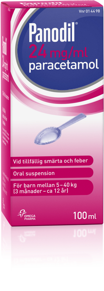 Panodil, oral suspension 24 mg/ml