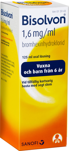 Bisolvon, oral lösning 1,6 mg/ml