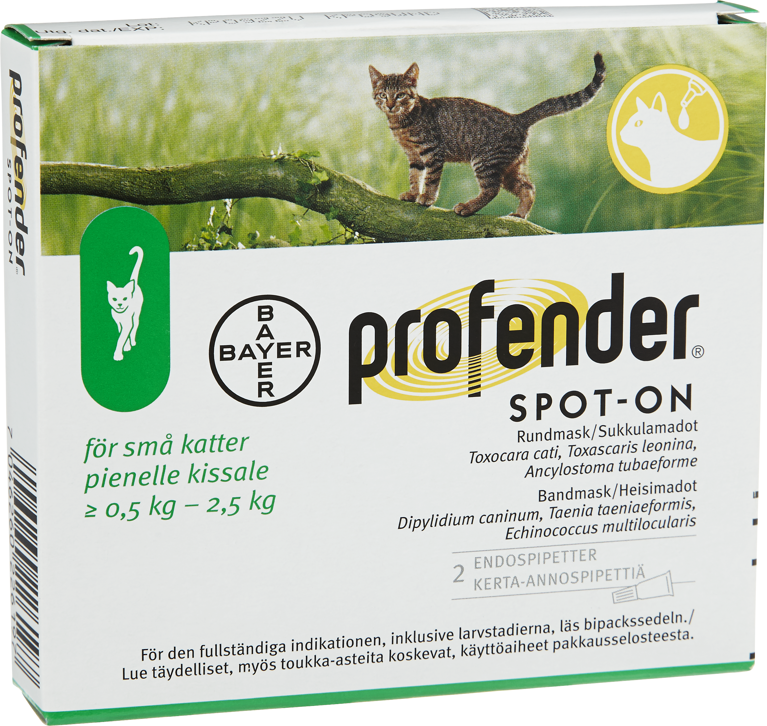 Profender, spot-on, lösning 30 mg/7,5 mg