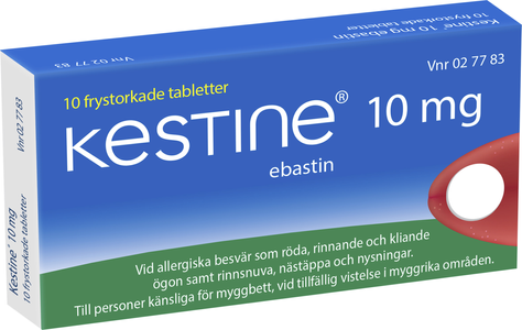 Kestine, frystorkad tablett 10 mg
