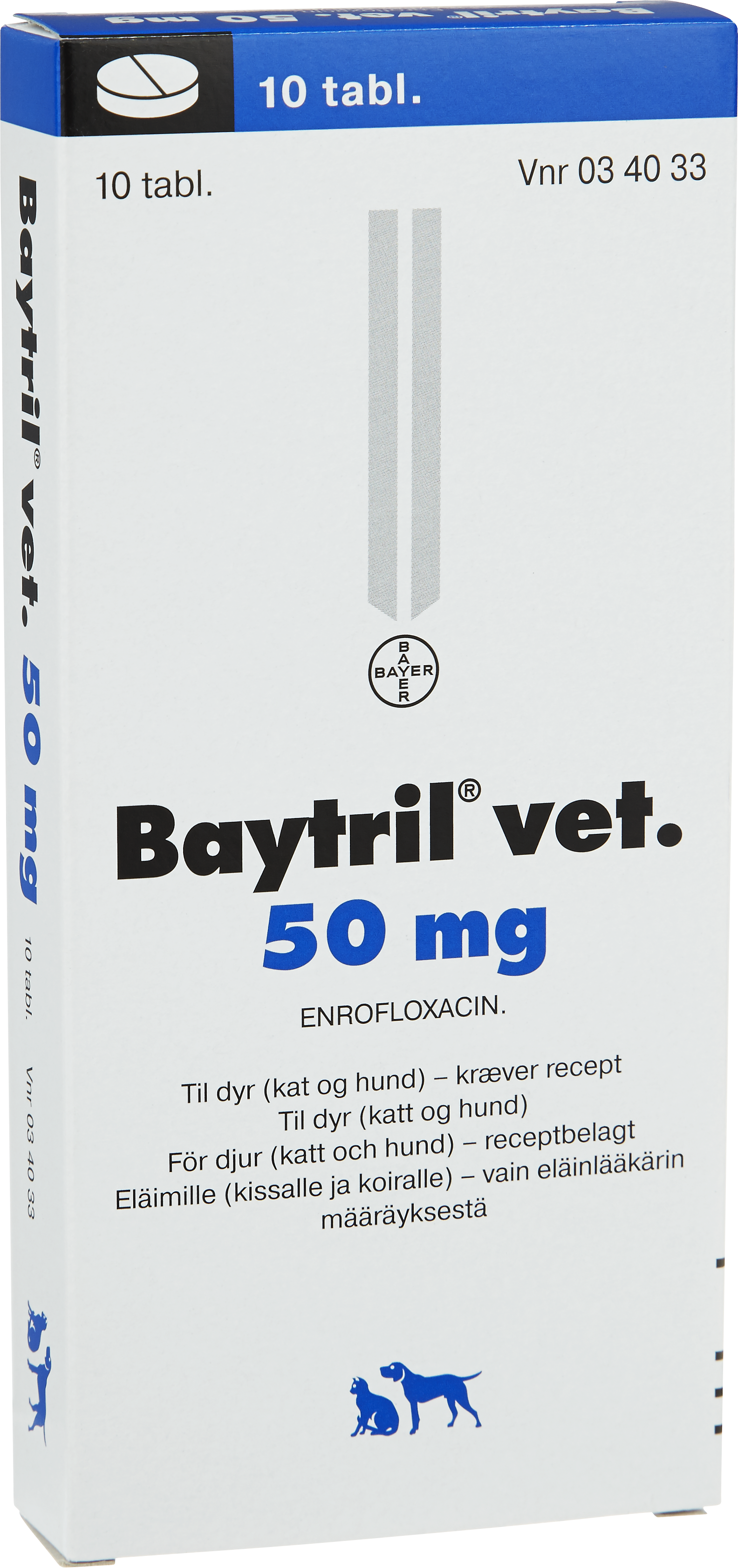 Baytril vet., tablett 50 mg