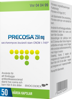 Precosa, kapsel, hård 250 mg Biocodex AB