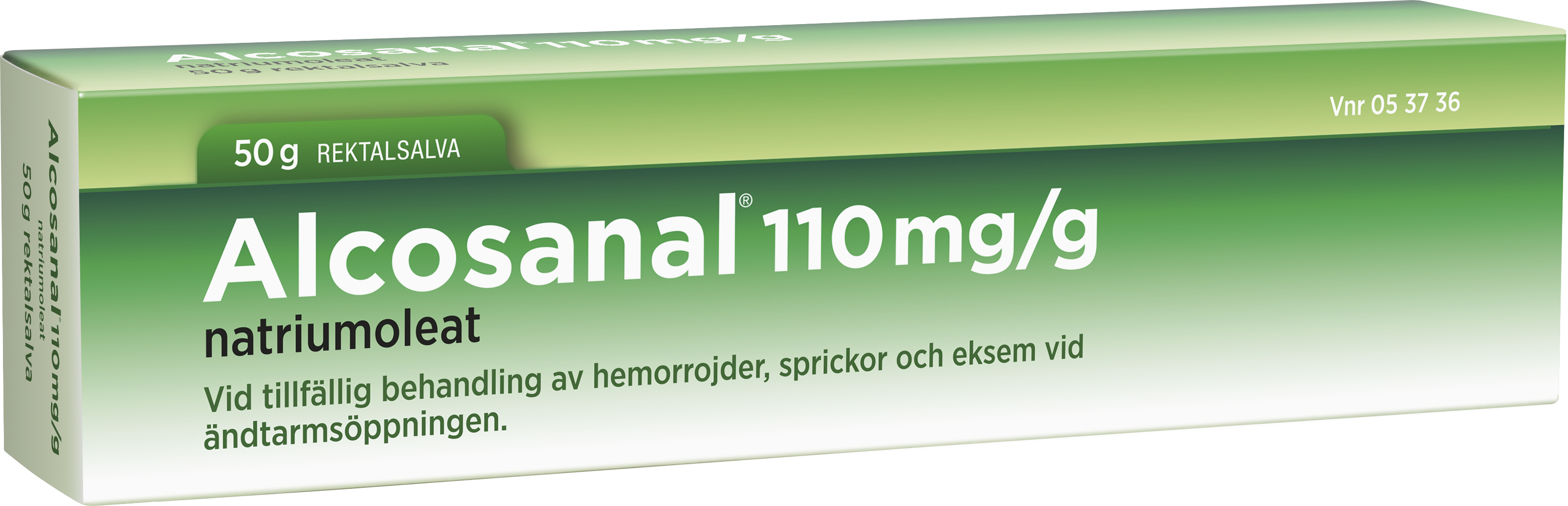 Alcosanal, rektalsalva 110 mg/g