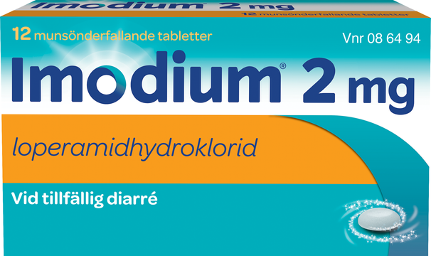Imodium, Munsönderfallande tablett 2 mg
