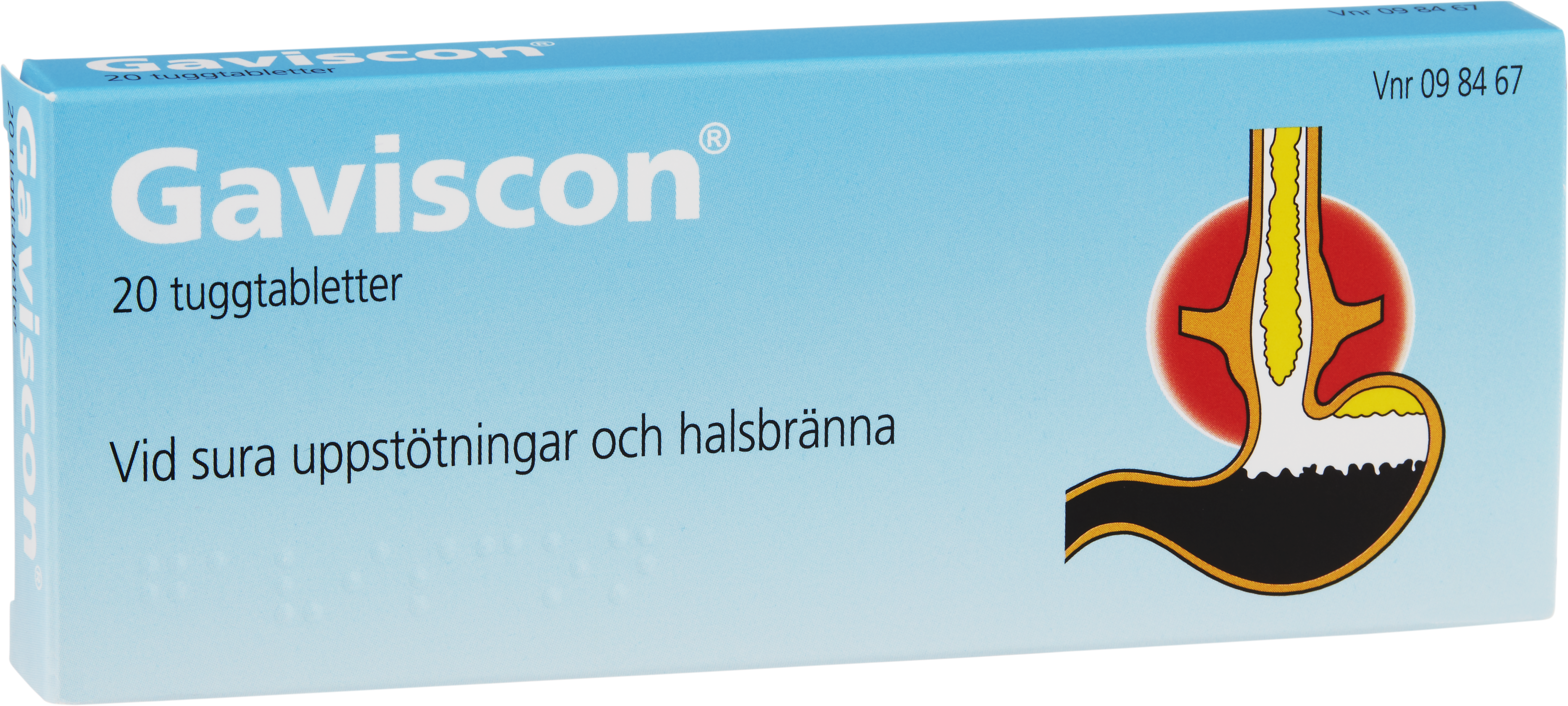 Gaviscon, tuggtablett