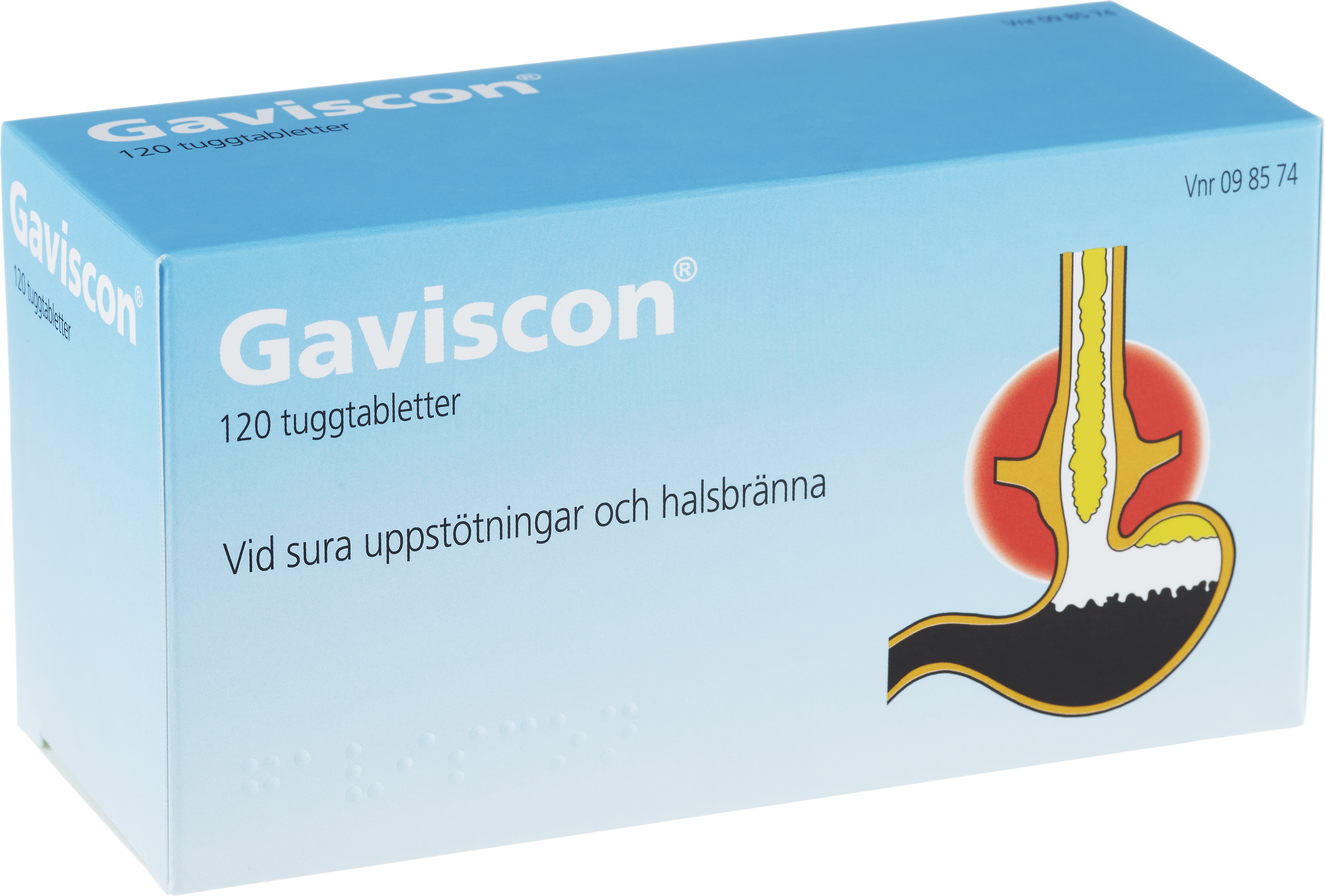 Gaviscon, tuggtablett