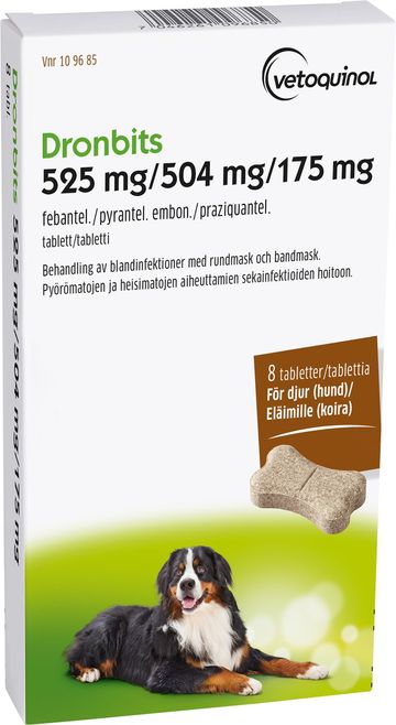 Dronbits, tablett 525 mg/504 mg/175 mg