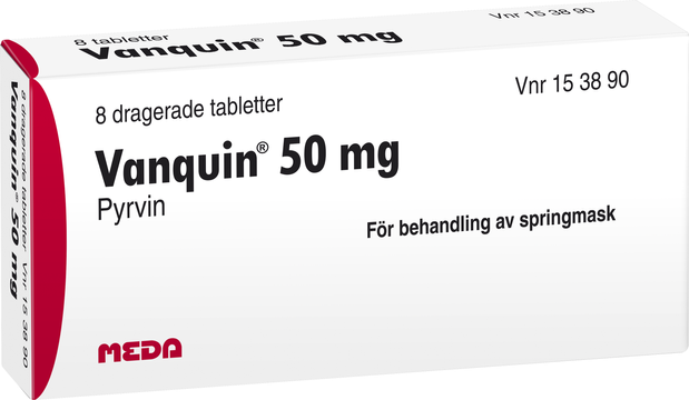 Vanquin, dragerad tablett 50 mg Viatris AB