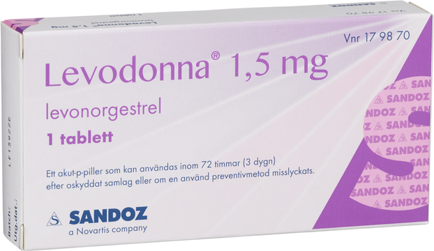 Levodonna, tablett 1,5 mg