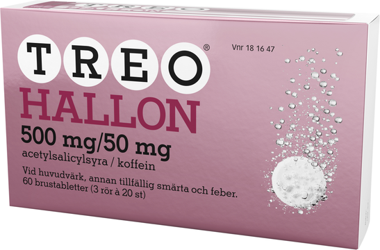 Treo Hallon, brustablett 500 mg/50 mg