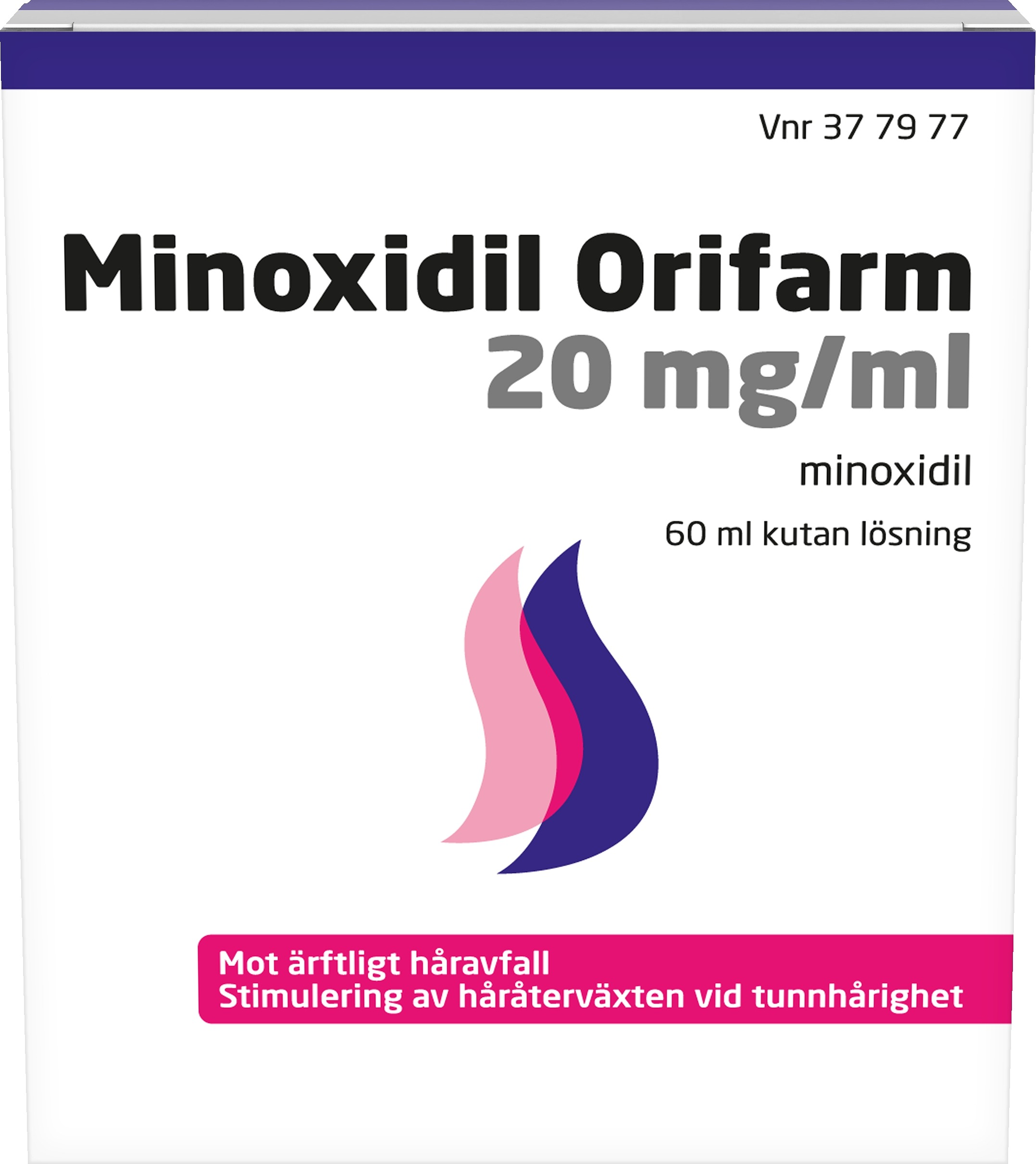 Minoxidil Orifarm, kutan lösning 20 mg/ml