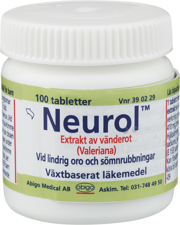 Neurol, dragerad tablett