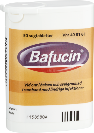 Bafucin, sugtablett