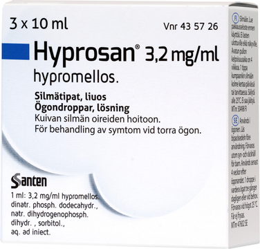 Hyprosan, ögondroppar, lösning 3,2 mg/ml