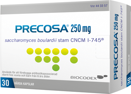 Precosa, kapsel, hård 250 mg Biocodex AB