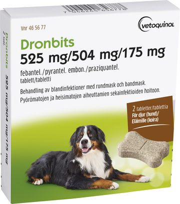 Dronbits, tablett 525 mg/504 mg/175 mg