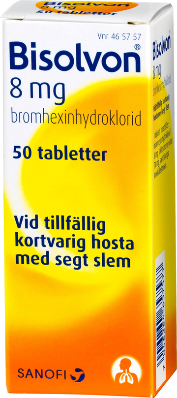 Bisolvon, tablett 8 mg