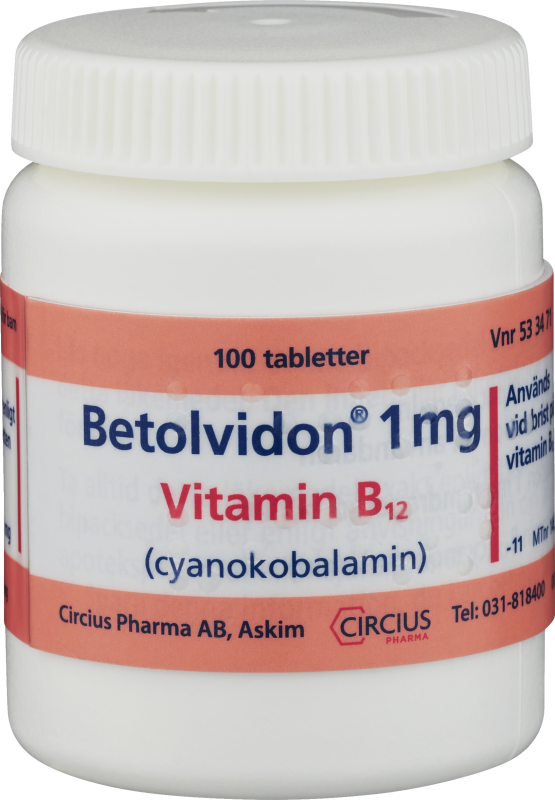 Betolvidon, tablett 1 mg