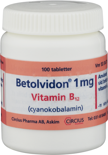 Betolvidon, tablett 1 mg