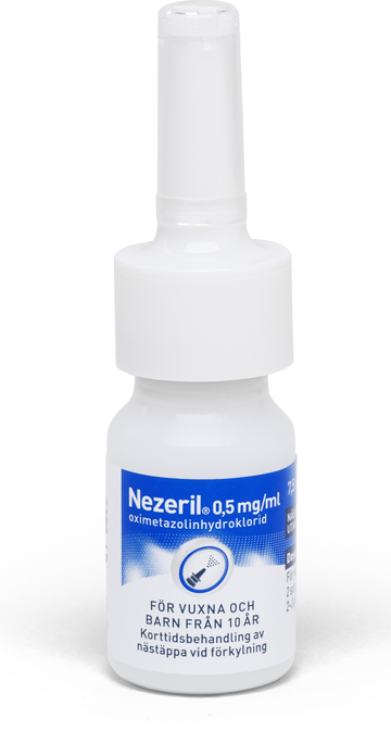Nezeril, nässpray, lösning 0,5 mg/ml
