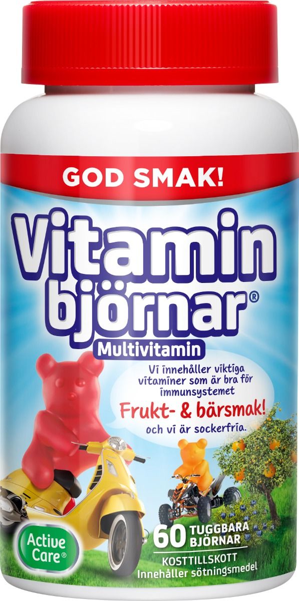 Active Care Vitaminbjörnar 60 st | Skönhet och hälsa - Hälsovård | Apoteka