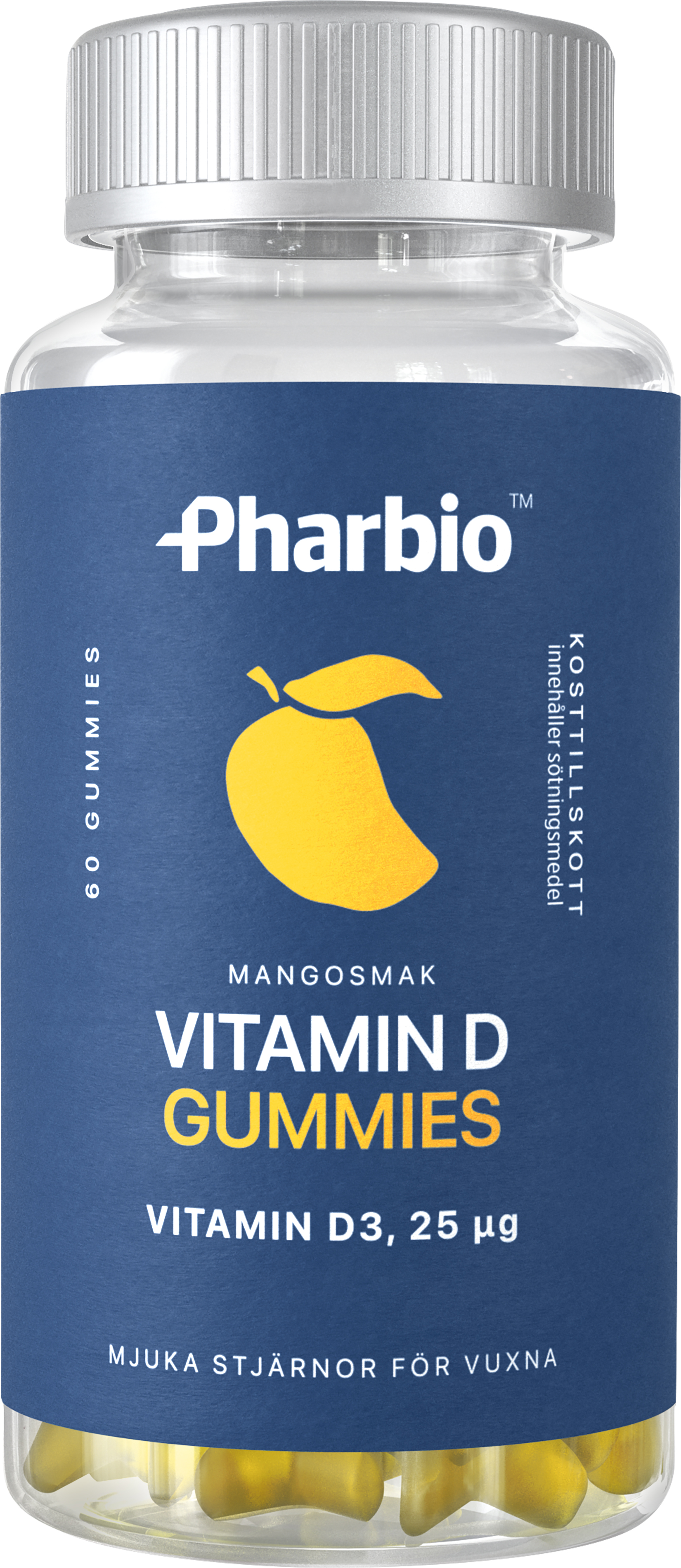 Orkla Care AB Pharbio D-vitamin Gummies 60 st