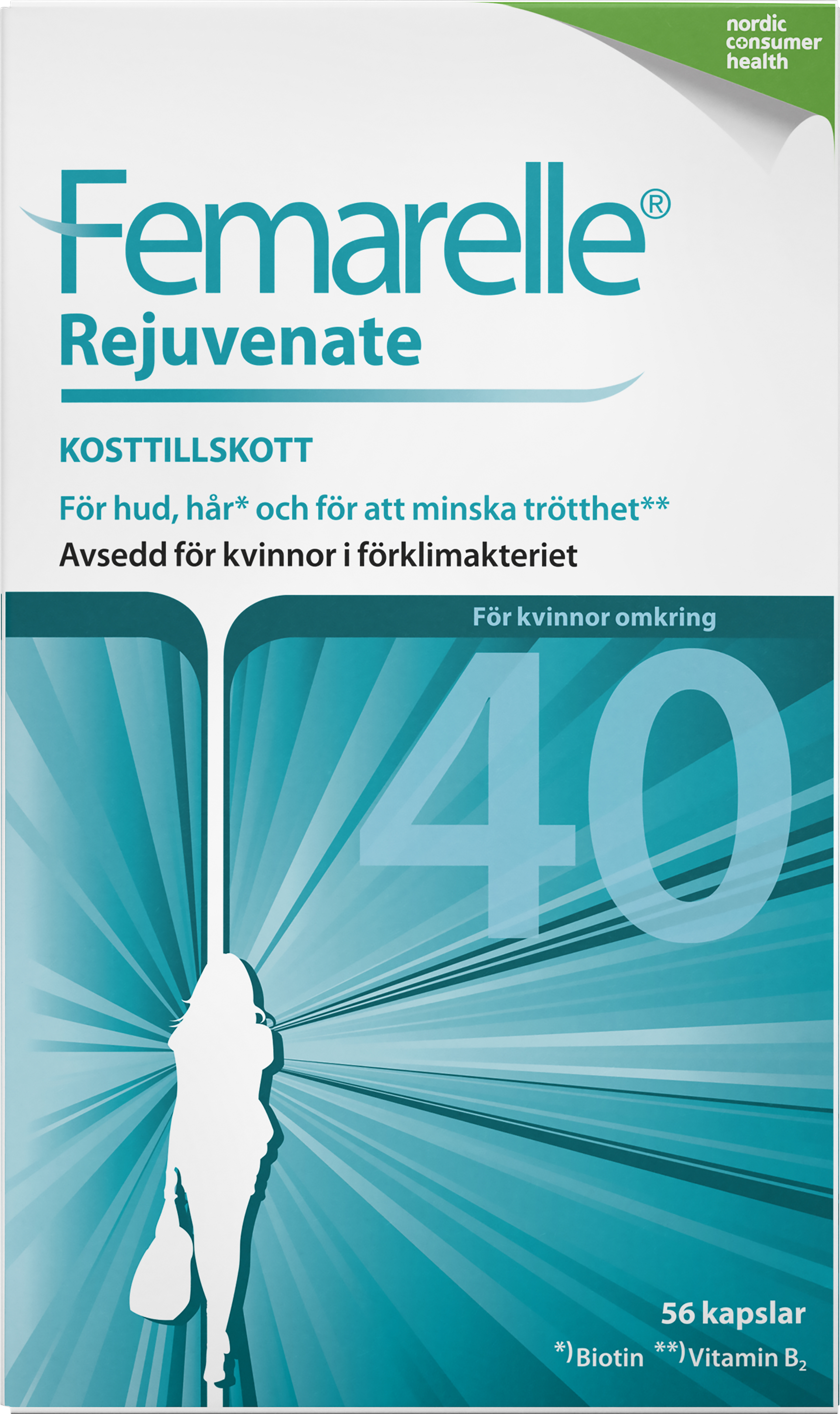 Nordic Consumer Health AB Femarelle Rejuvenate 56 st