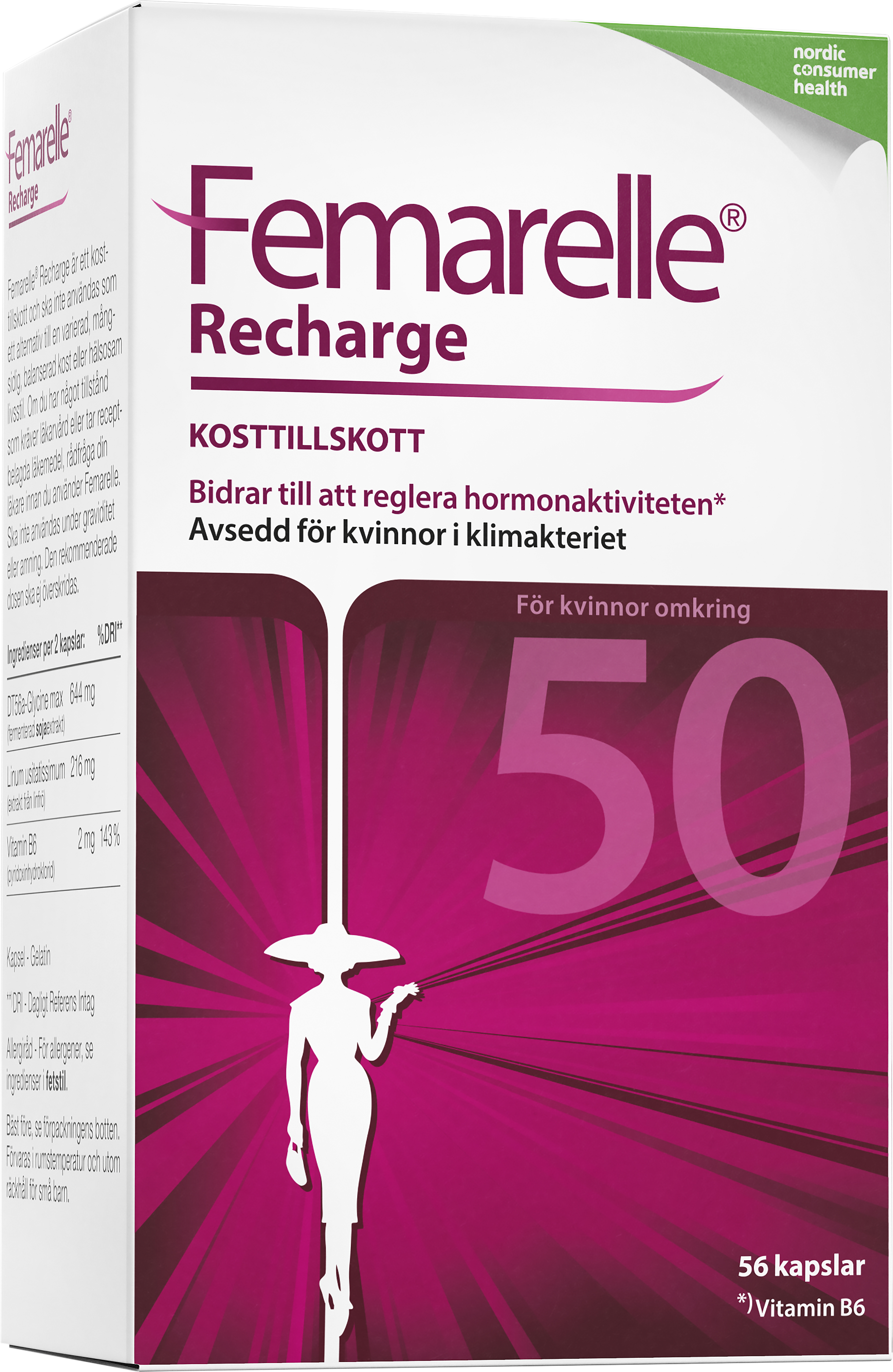 Nordic Consumer Health AB Femarelle Recharge 56 st