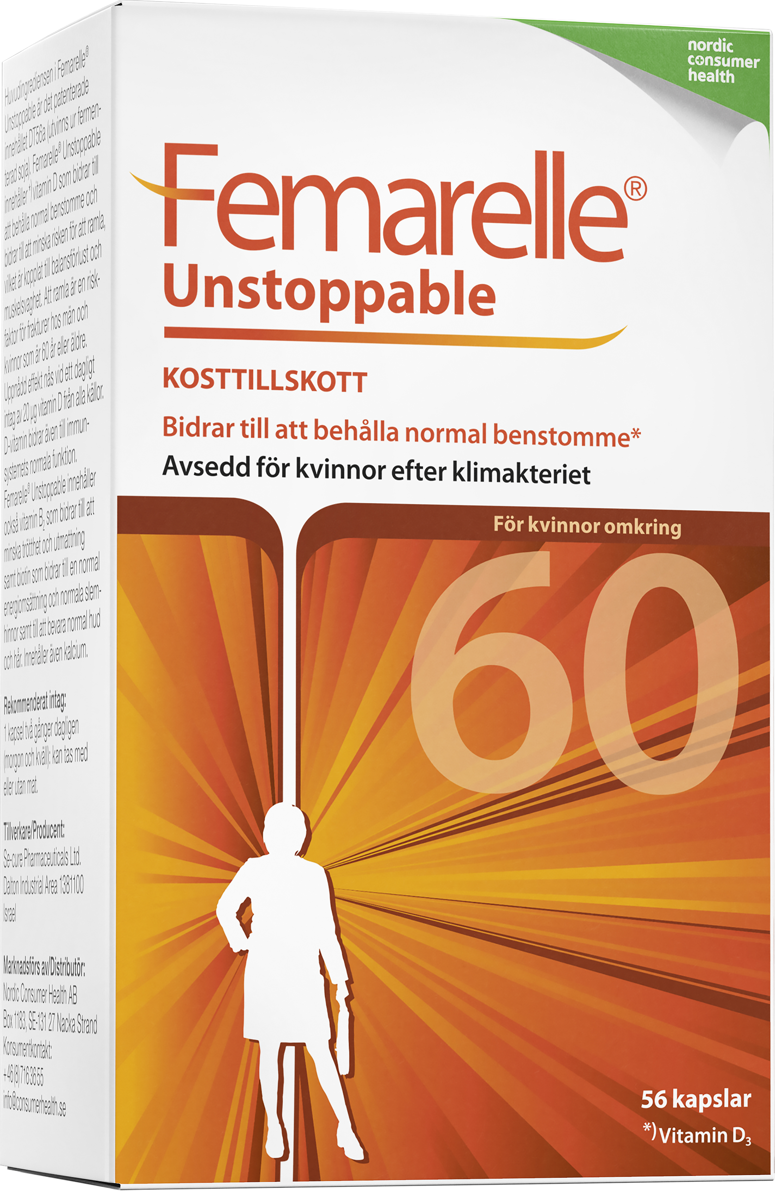 Nordic Consumer Health AB Femarelle Unstoppable 56 st