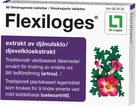 Flexiloges, filmdragerad tablett