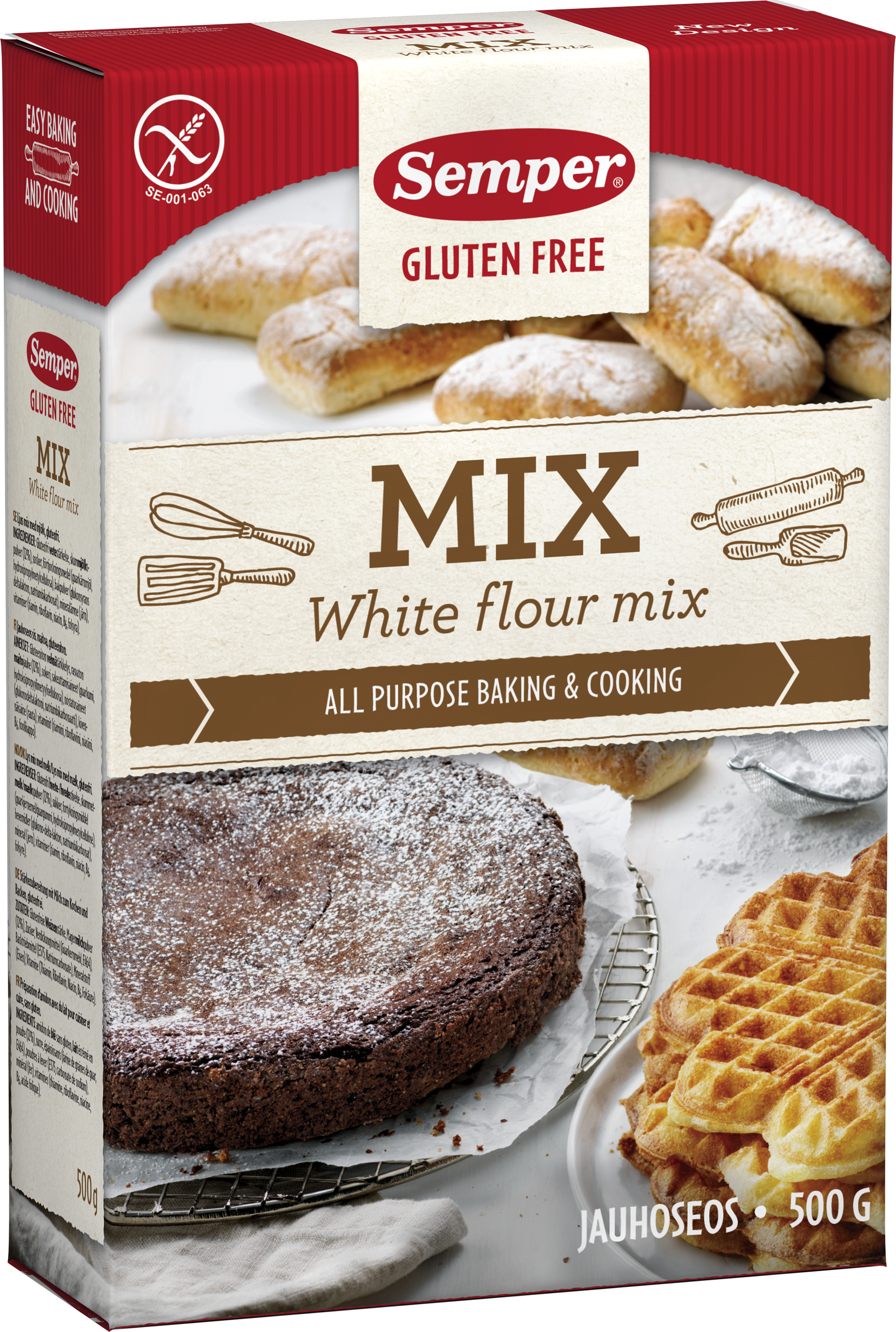 Semper AB Semper Mix glutenfri mjölmix 500 gram