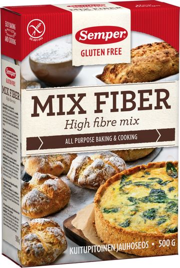 Semper Mix med fiber, glutenfri mjölmix