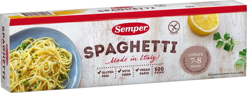 Semper Pasta, spagetti