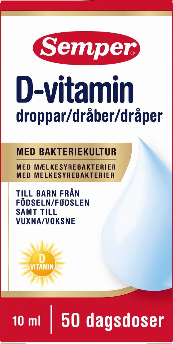 Semper D-Vitamin droppar 10 ml