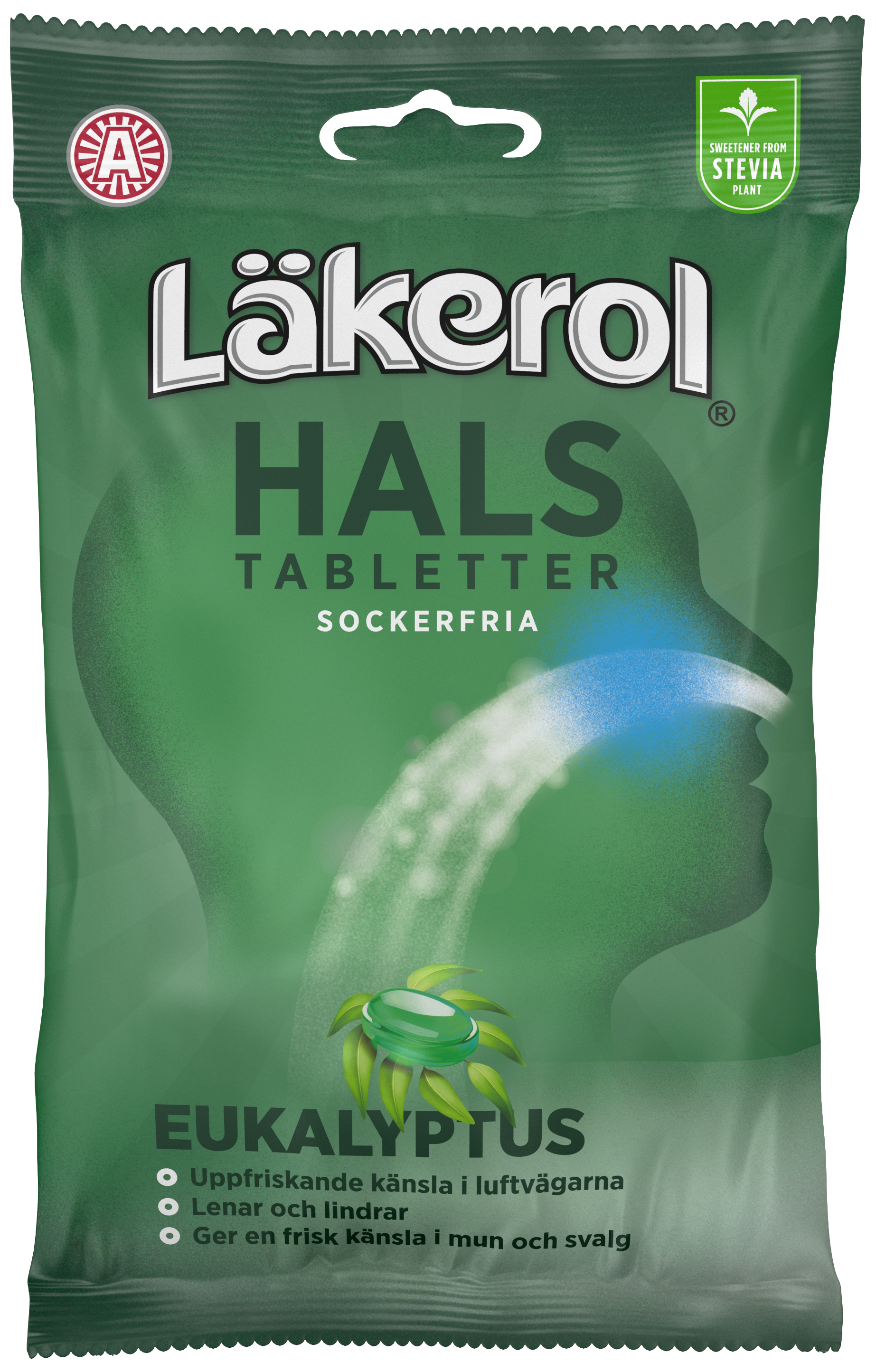 Cloetta Sverige AB Läkerol Hals Eucalyptus 65 g