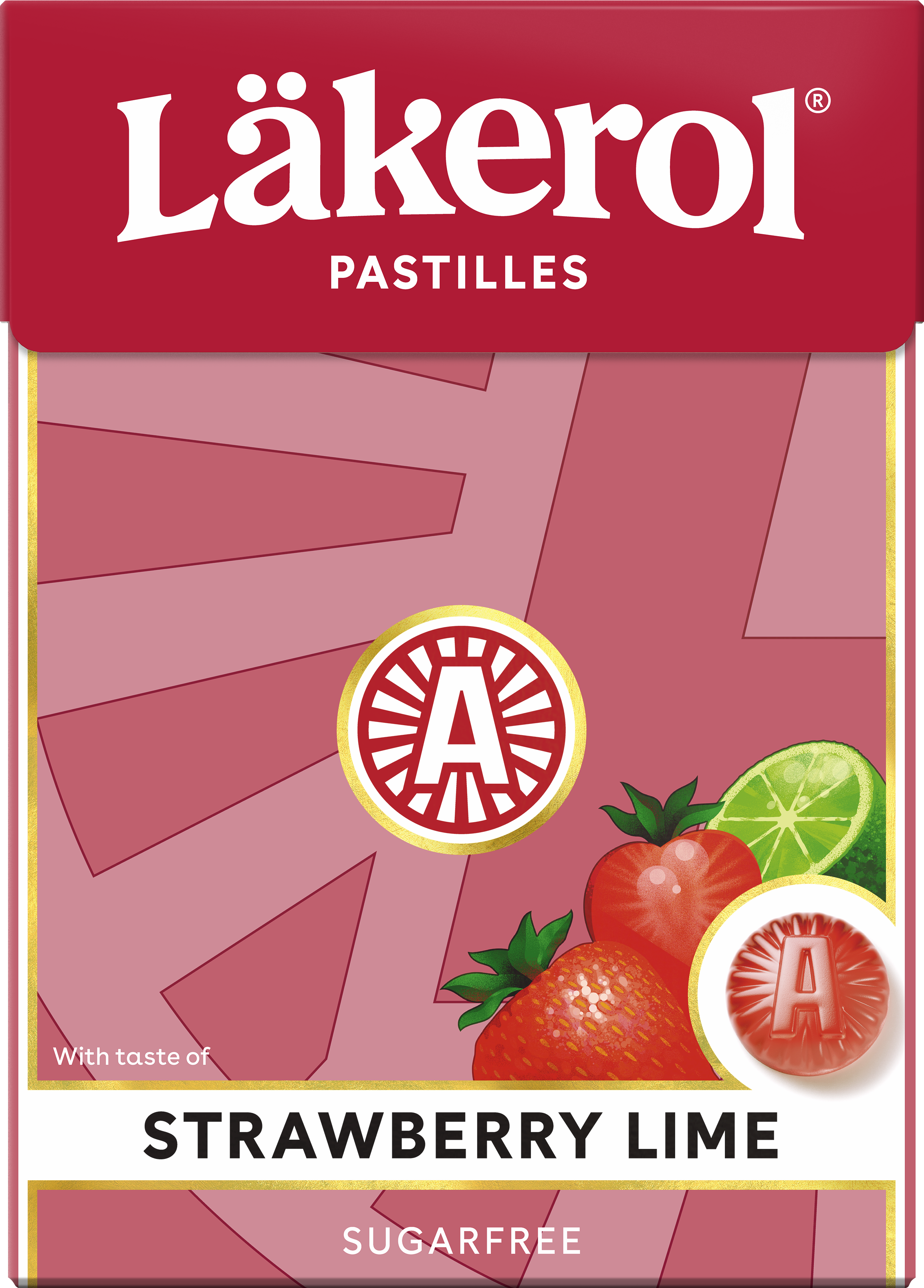 Cloetta Sverige AB Läkerol Strawberry Lime Big Pack 75 g