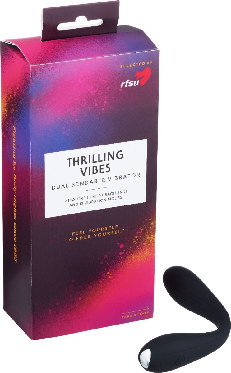 RFSU Thrilling vibes dual bendable vibrator 1 st