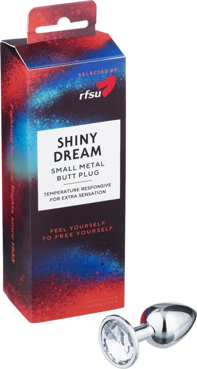 RFSU Shiny dream small metal butt plug 1 st