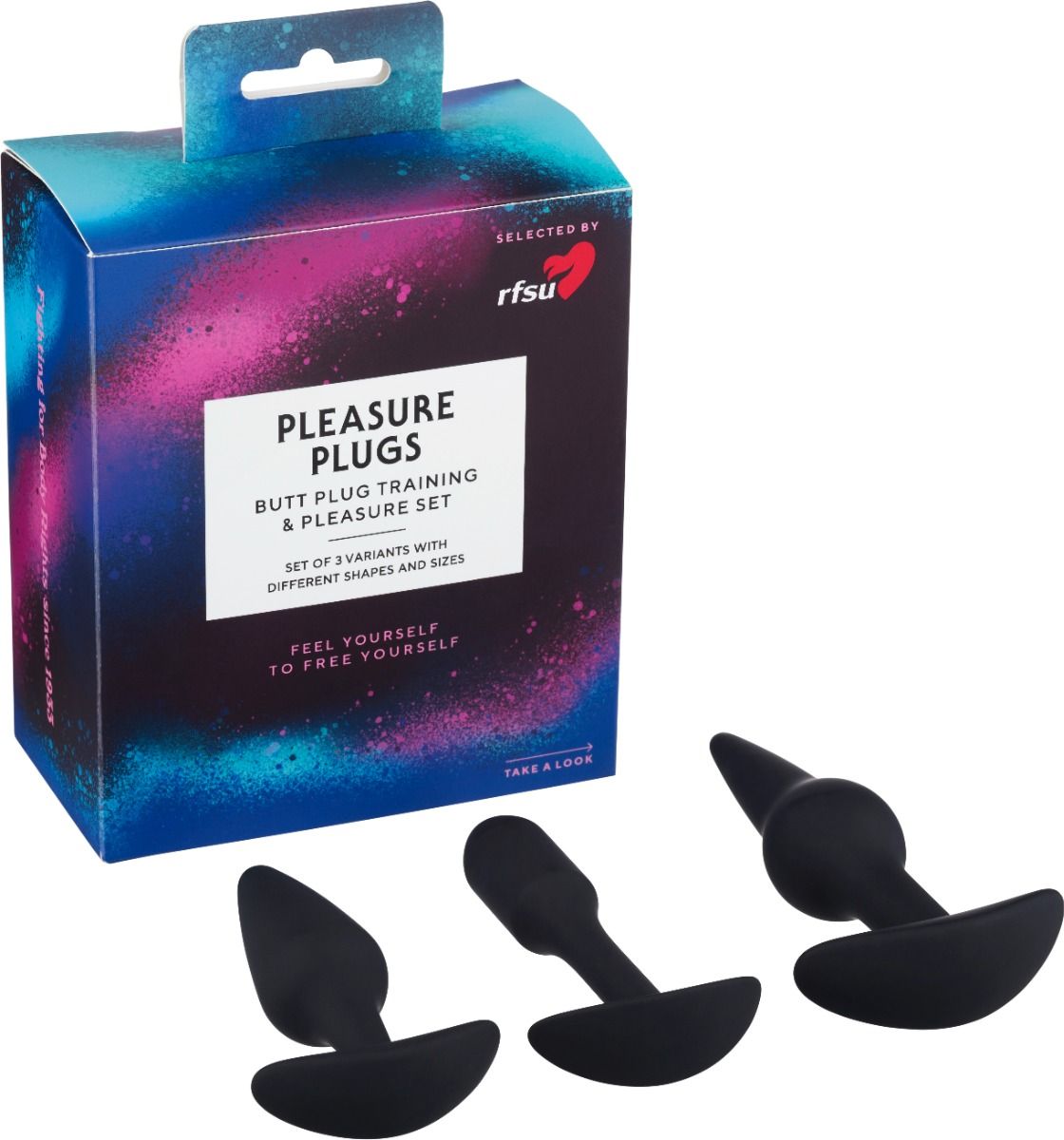 RFSU Pleasure plugs butt plug training & pleasure set 3 st