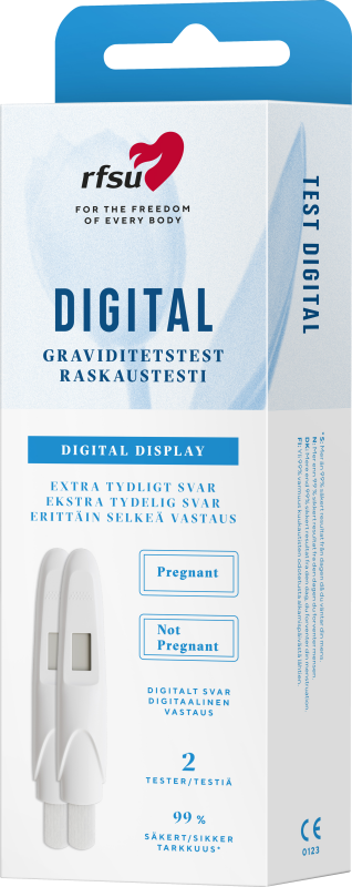 RFSU Digitalt Graviditetstest 2p st