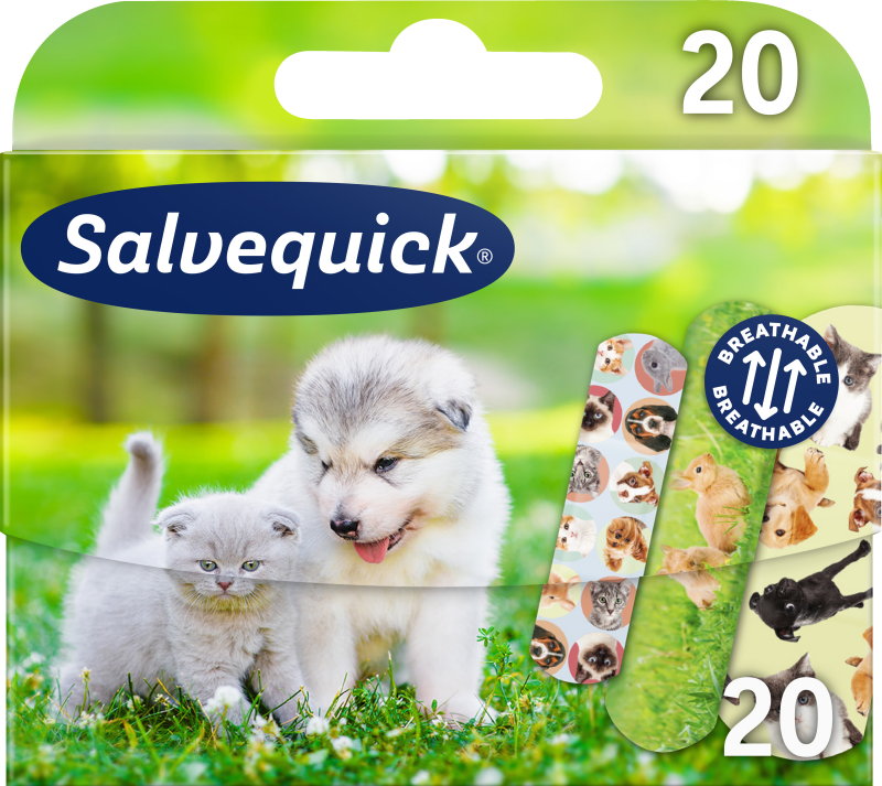 Salvequick Animals barnpl&aring;ster 20 st