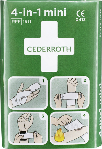 Cederroth Första Hjälpen 4-in-1 blodstoppare mini
