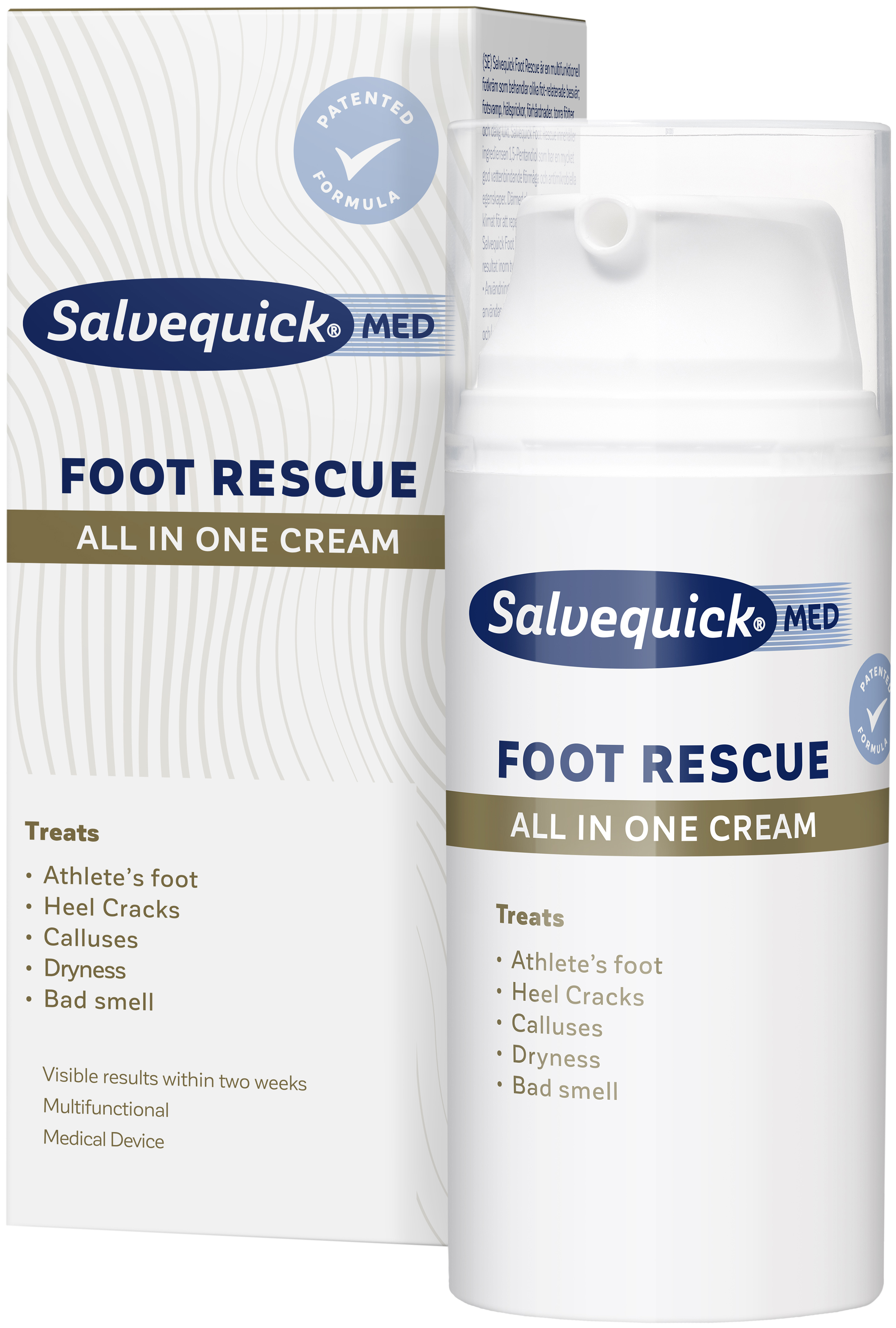 Salvequick Foot Rescue fotkräm 100 ml