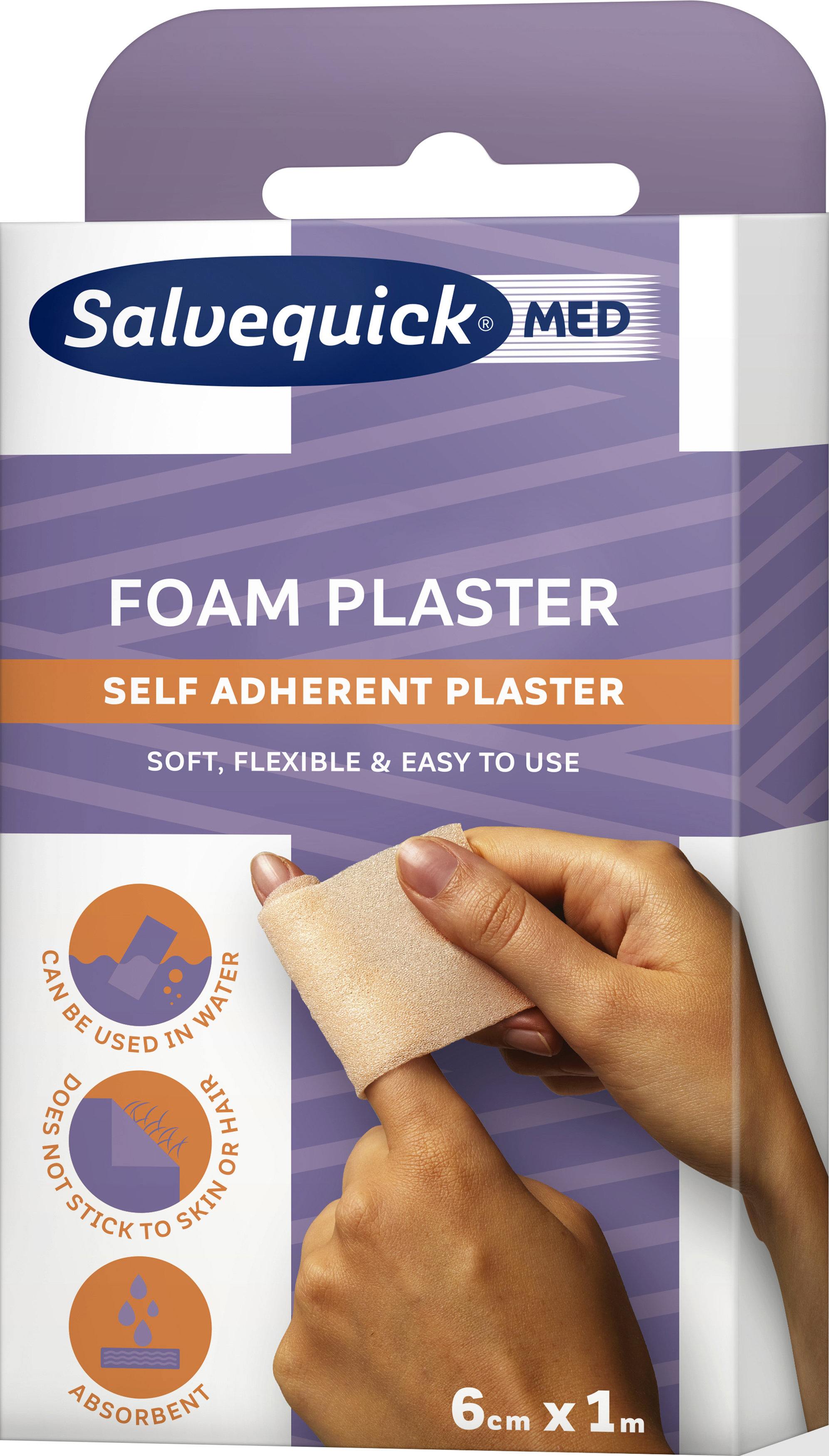 Orkla Care Sweden AB Salvequickmed Foam Plaster 1 st