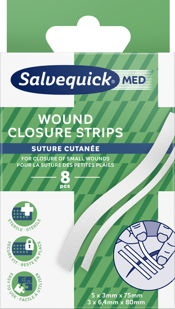 Salvequickmed Wound Closure Strips