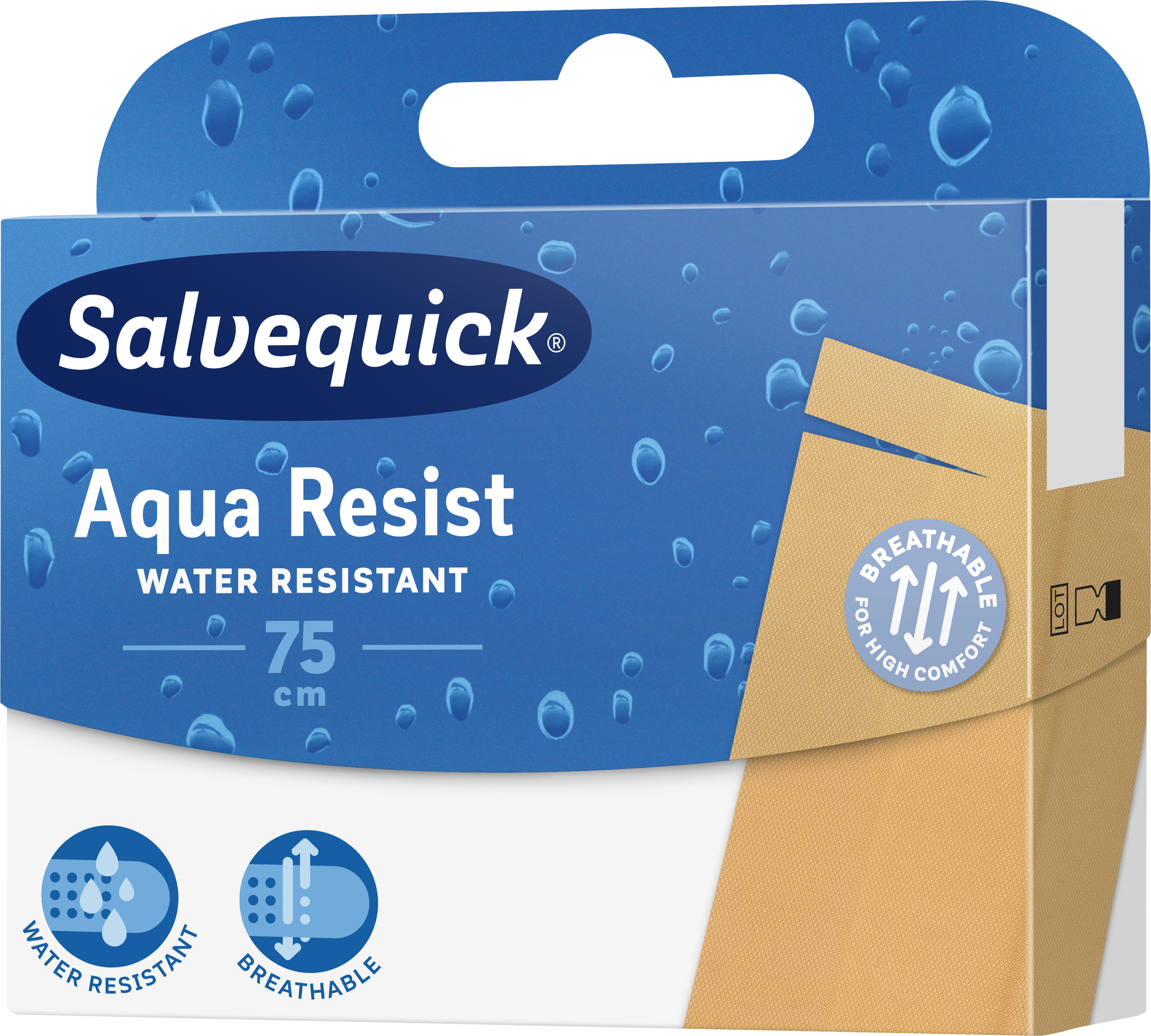 Orkla Care AB Salvequick Aqua Resist 75 cm