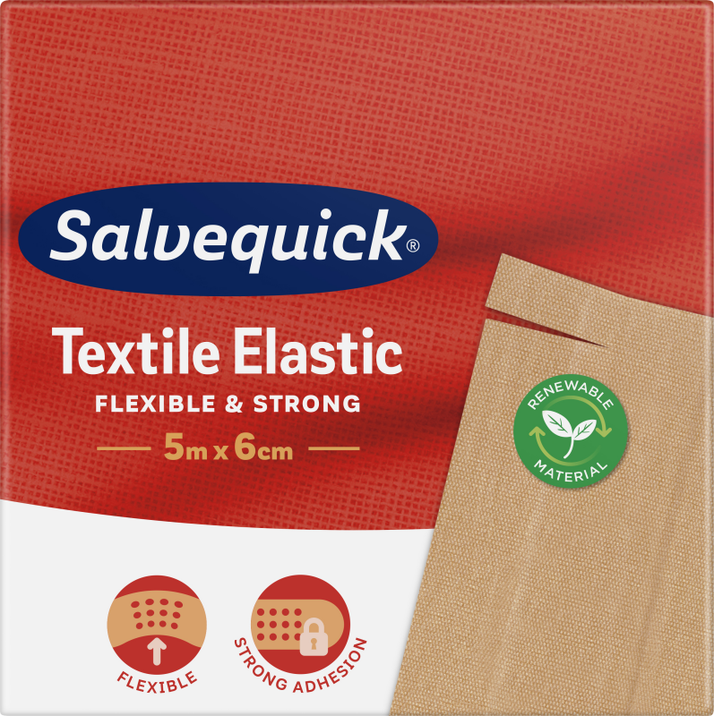 Salvequick Textil plåster 5 m