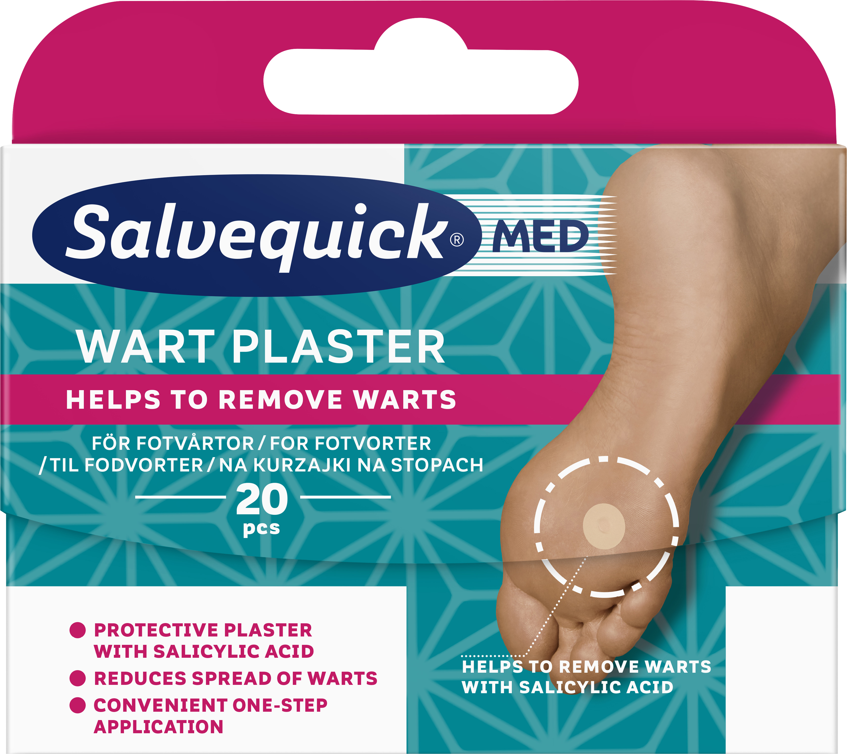 Orkla Care Sweden AB Salvequick vårtplåster 20 st